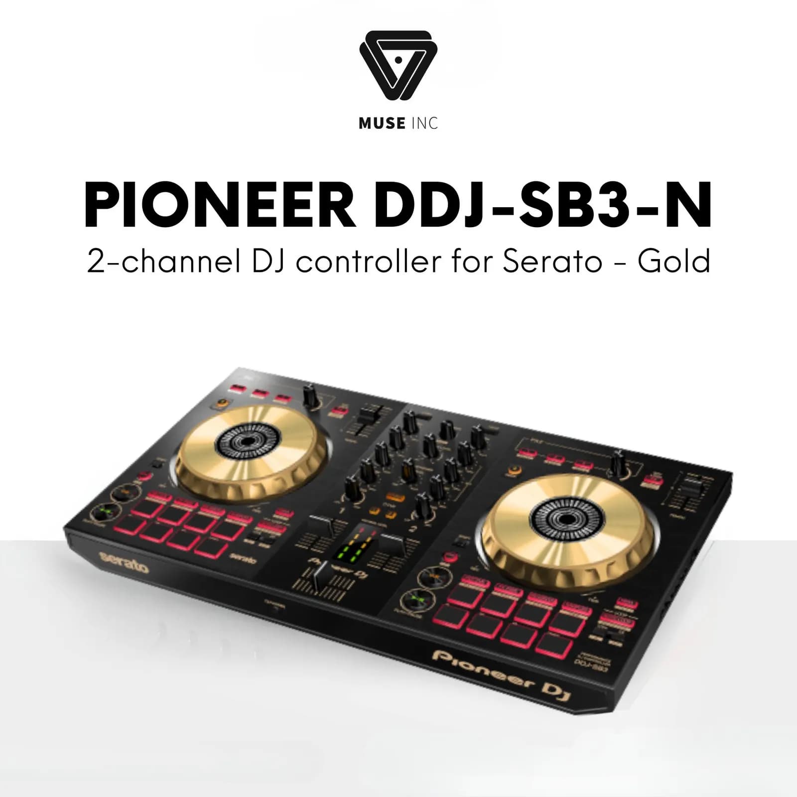 Pioneer DDJ-SB3-N: 2-Channel DJ Controller for Serato