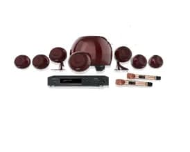 Dàn xem phim, nghe nhạc tích hợp karaoke Dolby Atmos 5.1 Partyhouse AVK 5120SV (chưa bao gồm chân)