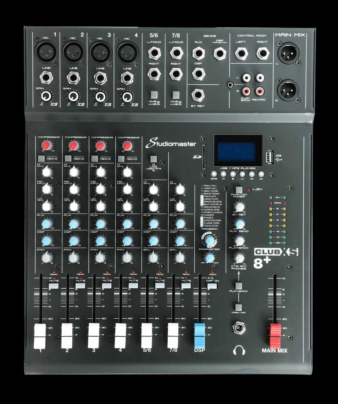 StudioMaster Clubxs 8+