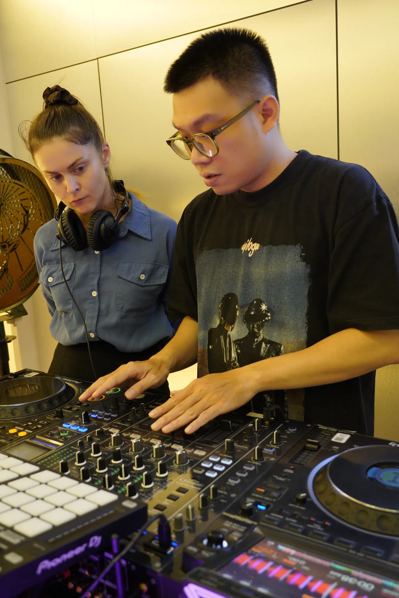 Booth CDJ-3000 + DJM-A9