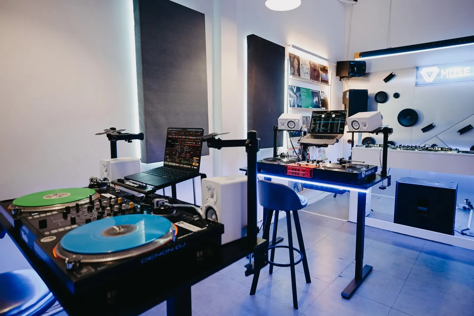 Students practising at a DJ school in Ho Chi Minh City