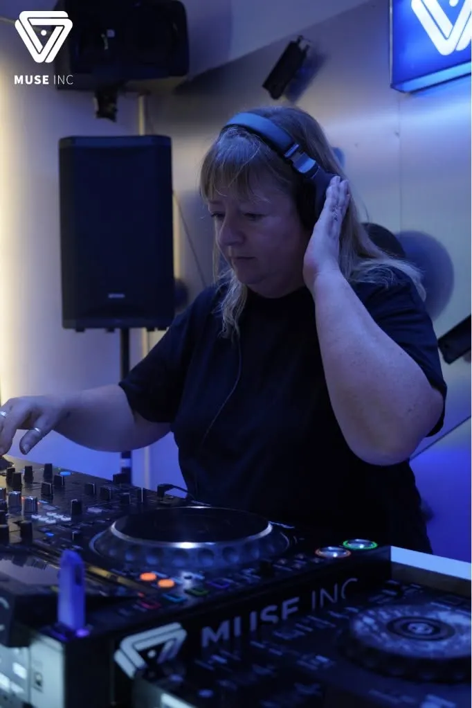 Practice room at a DJ school in Ho Chi Minh City