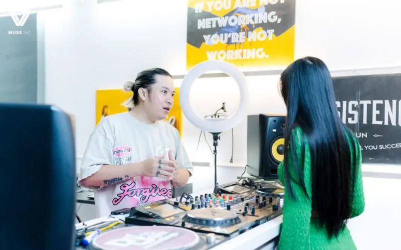 The instructor team at Muse Inc, a leading DJ academy