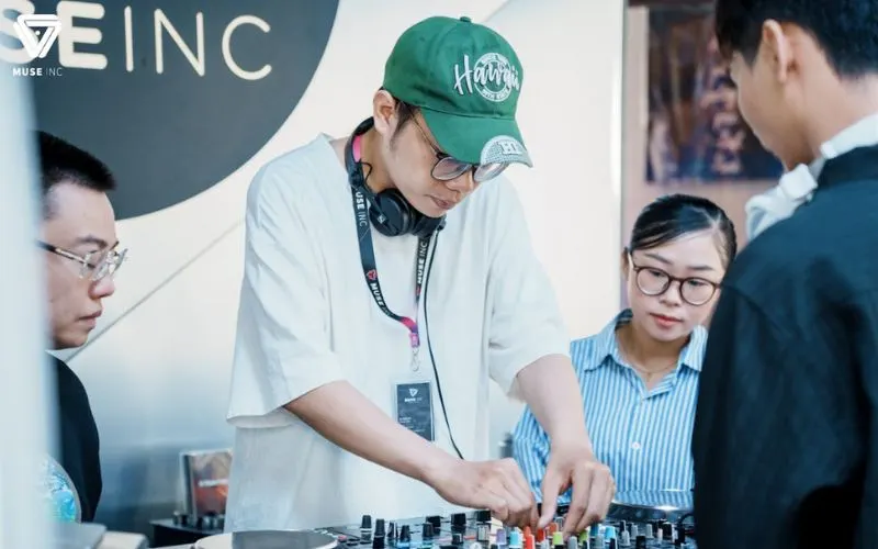 The instructor team at Muse Inc, a leading DJ academy