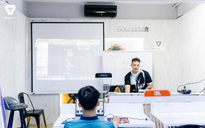 The instructor team at Muse Inc, a leading DJ academy
