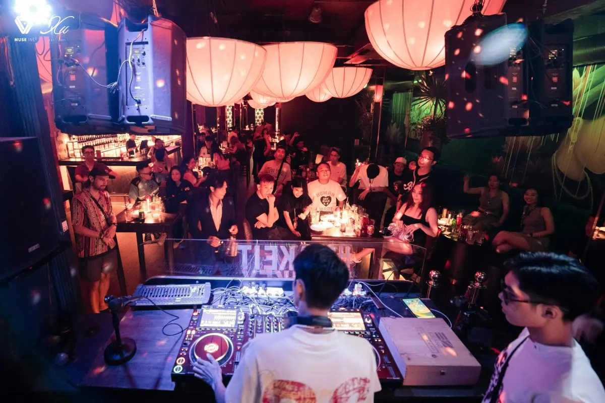 A DJ connecting with the crowd