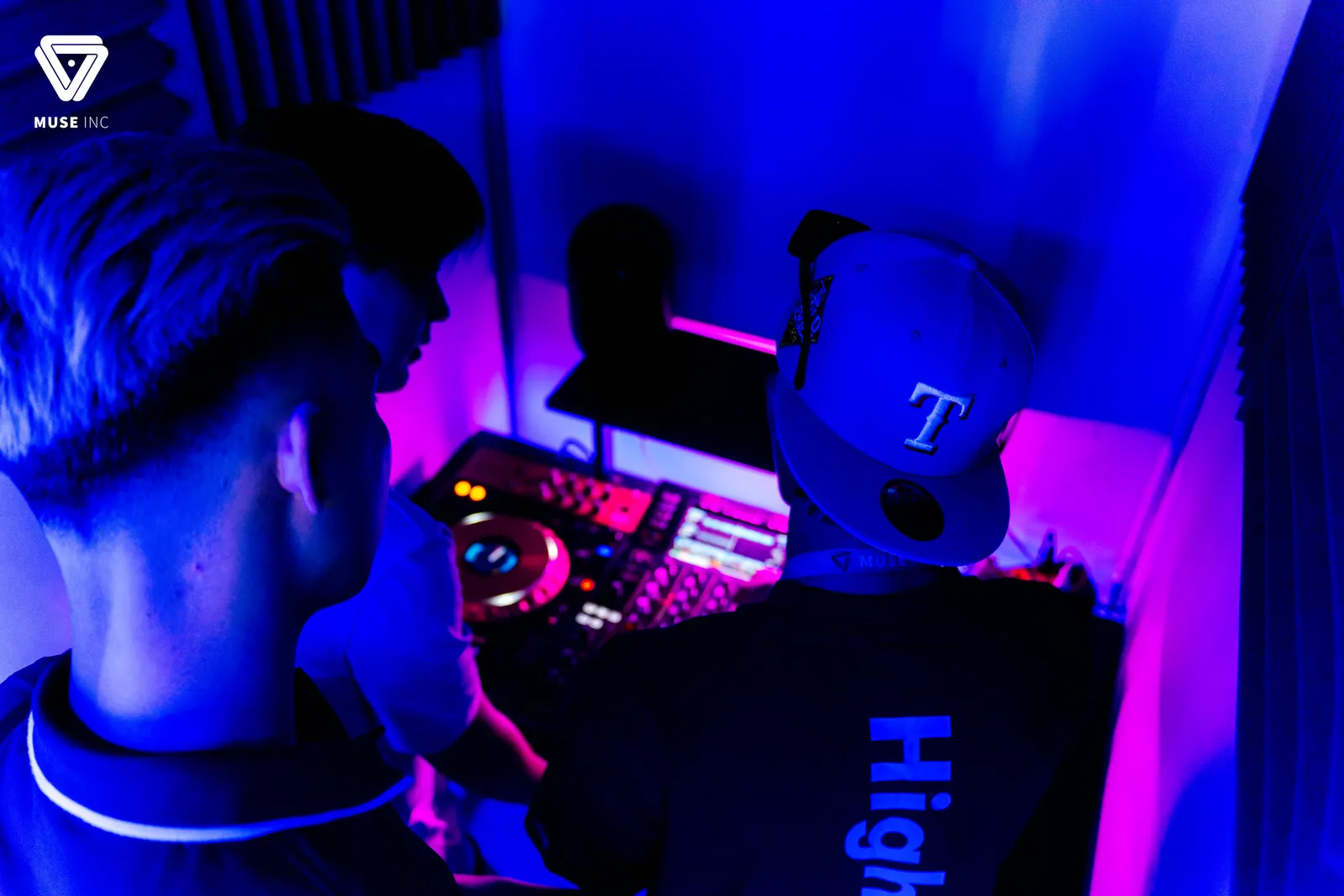 DJ practice room rental at Muse Inc