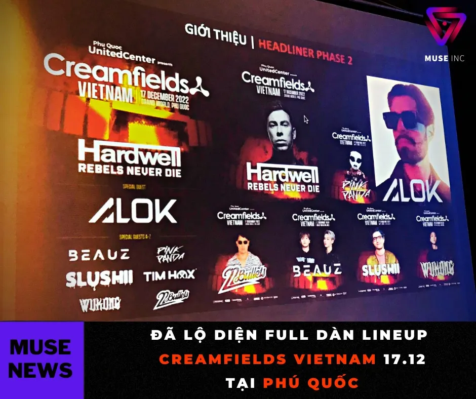 Creamfields Vietnam line-up