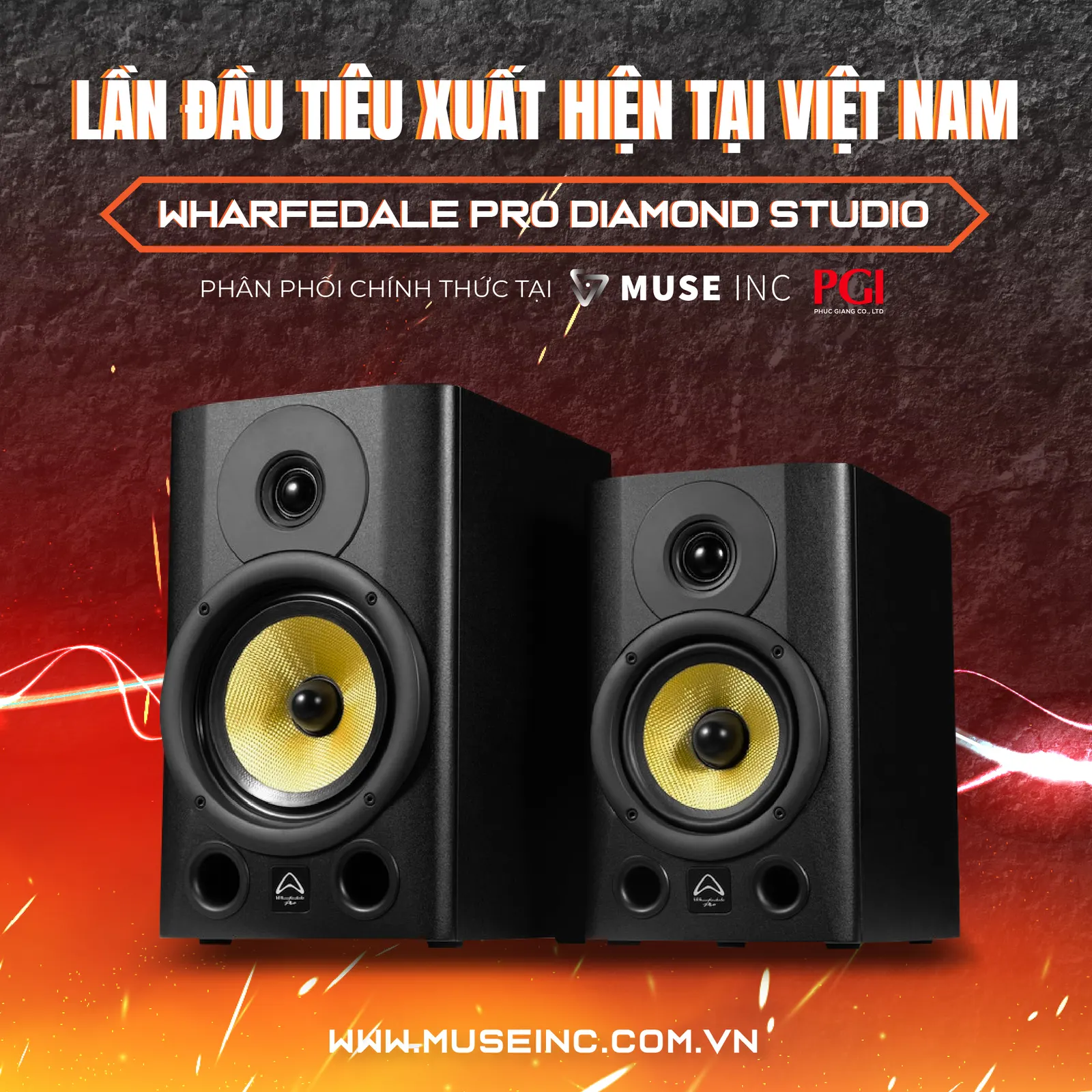 Wharfedale Pro Diamond Studio monitors