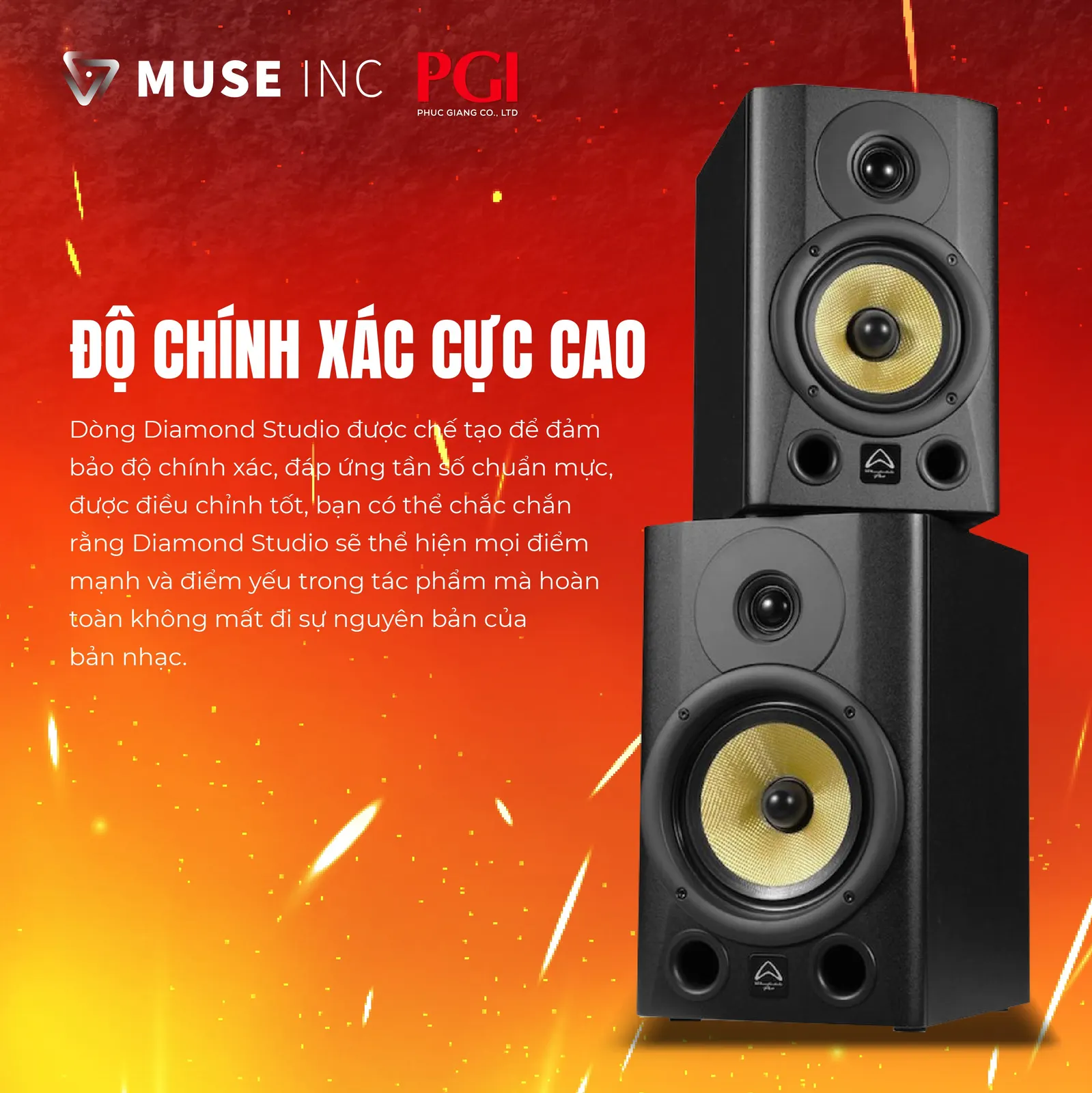 Wharfedale Pro Diamond Studio: high accuracy