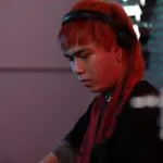 A student at the Kid DJ Intro group class