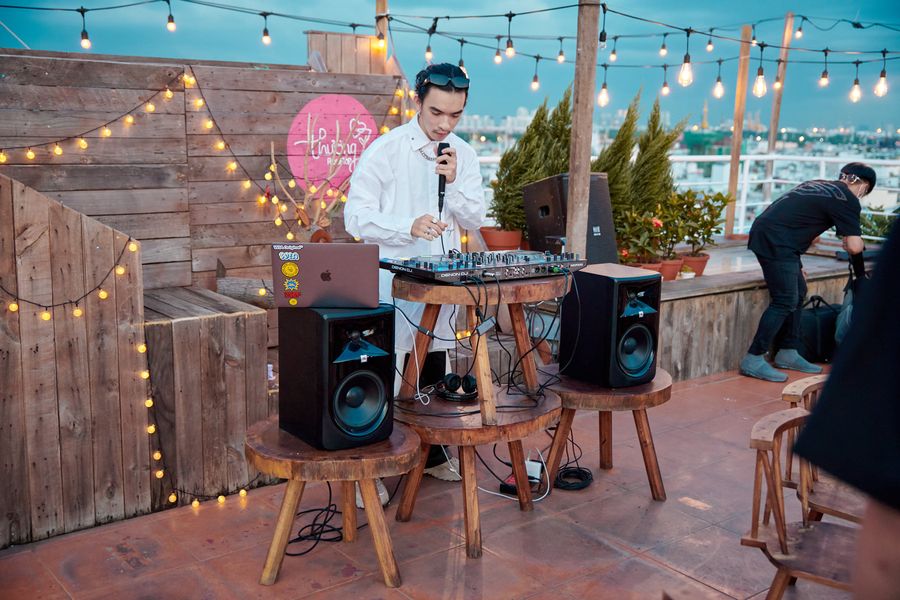 Set up âm thanh Party